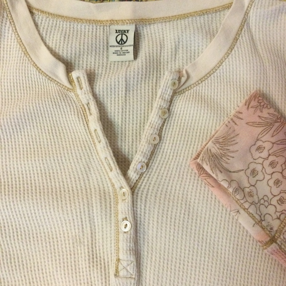 Waffle Knit Henley - Picture 4 of 7
